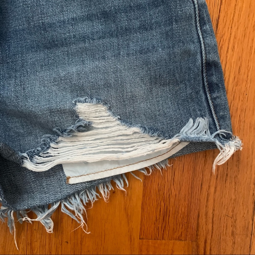 Kancan High Waisted Distressed Shorts - Picture 3 of 7